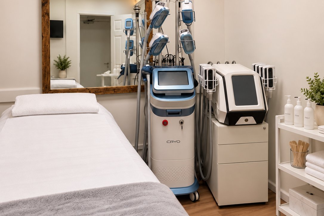 Cryolipolysis treatment room