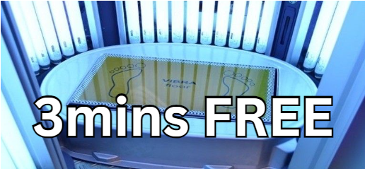 get your first 3 minutes of tanning for FREE shape zone london sw8